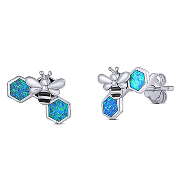 honey bee earrings